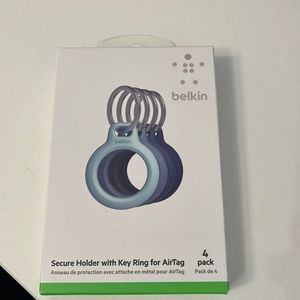 secure holder with Key Ring for AirTag - pack of 4